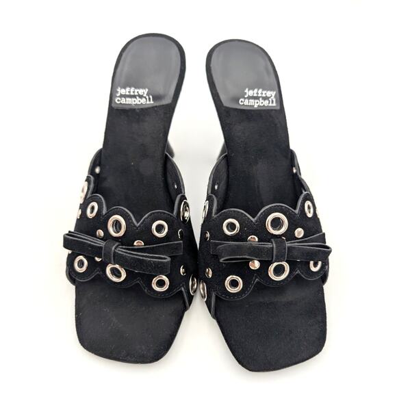 Jeffrey Campbell Odom Studded Slide Sandal Women's Black Size US5.5 EU36 - Picture 3 of 13